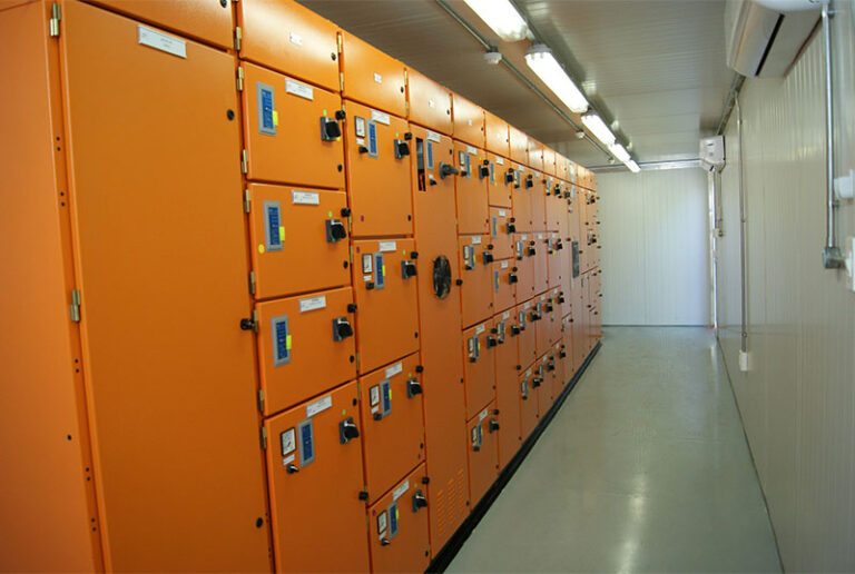 E-house electrical enclosure for the Actemium energy and power project by PCS Global